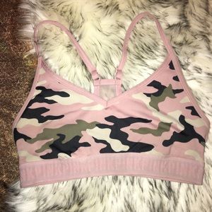 Victoria Secret Pink Camo Ultimate Sports Bra